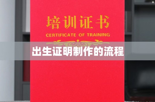 楚雄出生证明制作的流程